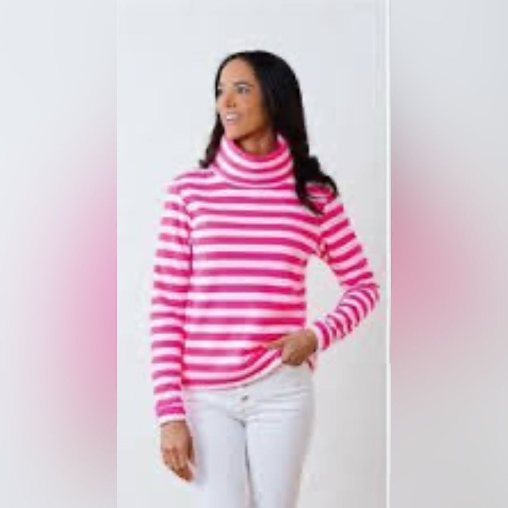 Dudley Stephens Sweater Womens  Park Slope Vello Fleece Turtleneck Top